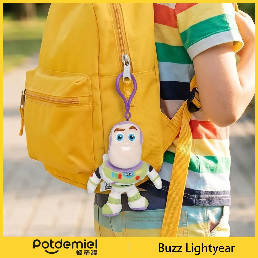

Potdemiel Disney Toy Story Buzz Lightyear Plush Phone Accessory Car Dangler Mini Soft Birthday Gift For Boys Kids Fans