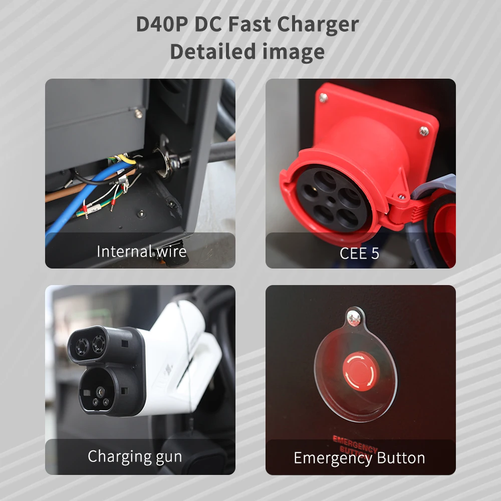 Factory direct supply 40kw household EV Charger CCS1/CCS2/CHAdeMO/GBT DC electric car charging Station