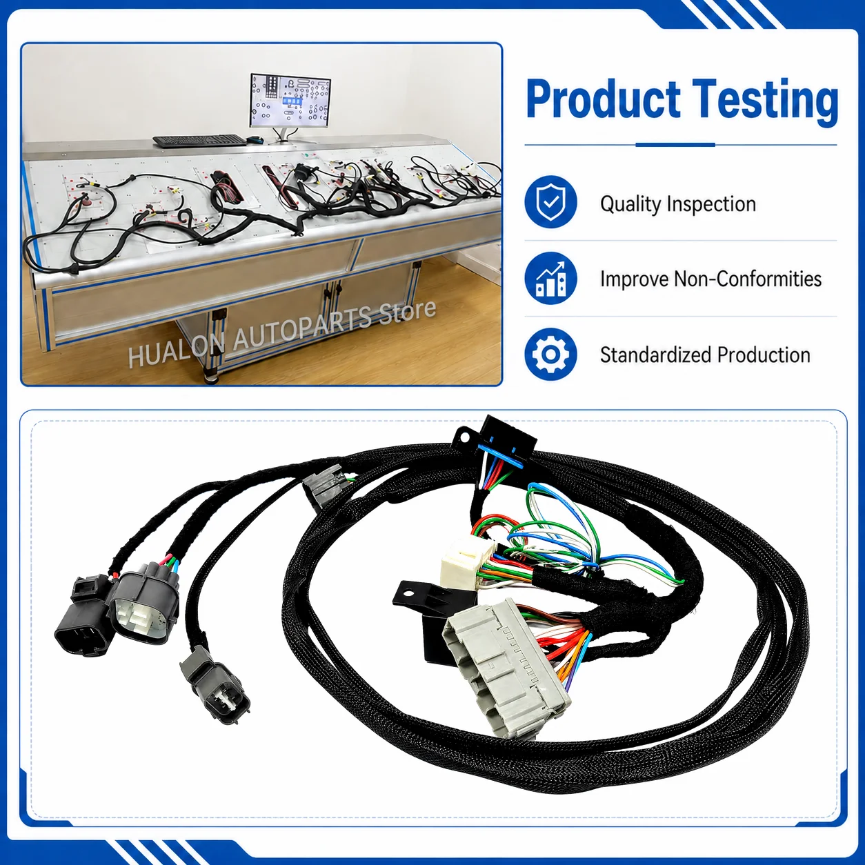 KTH-EG-DC2 EG DC2 K-Swap Wiring Harness for Honda Civic 1992-1995 for Integra 1994-2001 K-Series Conversion Cable Kit Assembly