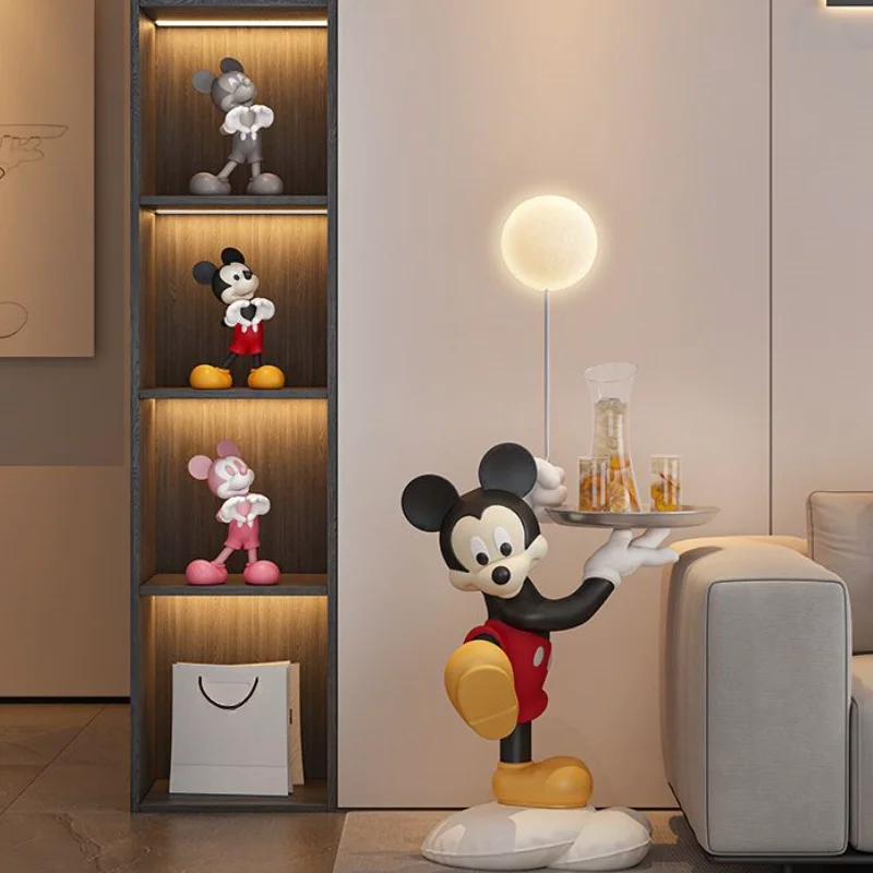 Disney Cartoon Mickey Ornament Entryway Home Living Room Tv Cabinet Wine Cabinet Decoration Model Housewarming Christmas Gift