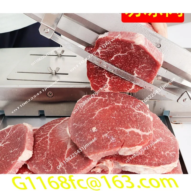 High Quality for Cutting Meat with A 14 Inch Cutter, A Stopper Plate, Dual Platforms, and A Sharpening Stick