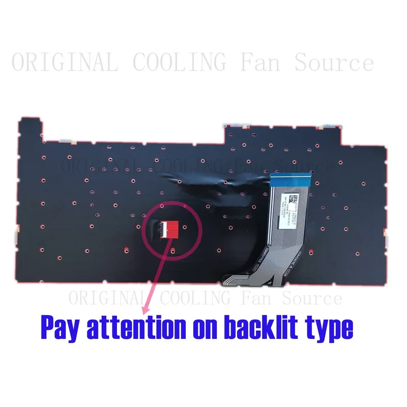 R+  AZERTY Belgian Per key Backlight Clavier for Asus G531G G531GT G531GV G531GW