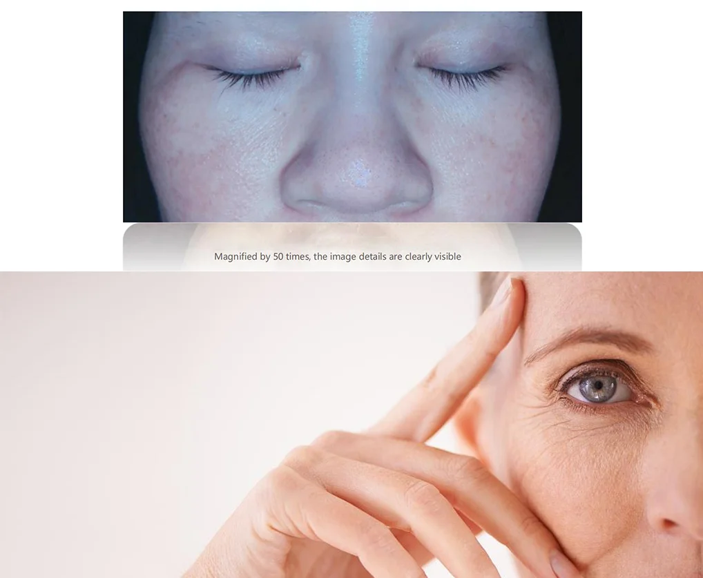 8 in 1 Advanced Health Analyzer Machine for Professional Facial Diagnosis UV Pore and Wrinkle Detection