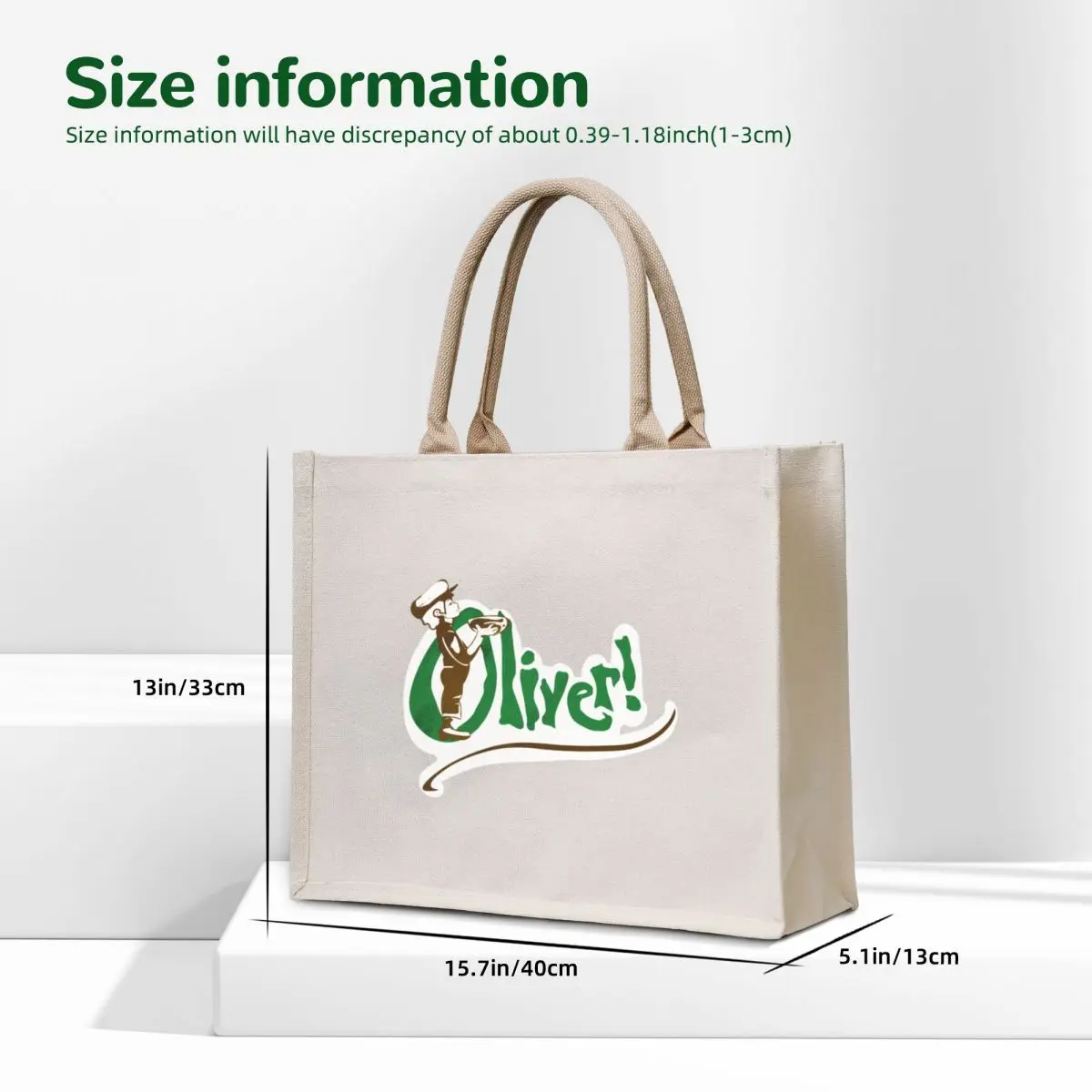 Oliver! Tote Bag Women's bag Big bag canvas tote woman shopping
