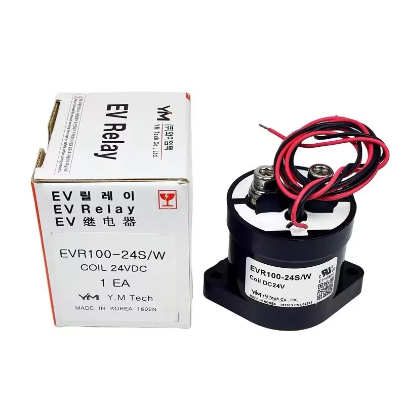 EVR100-24S/W DC24V Imported YM New Energy Vehicle High-Voltage DC Contactor Relay