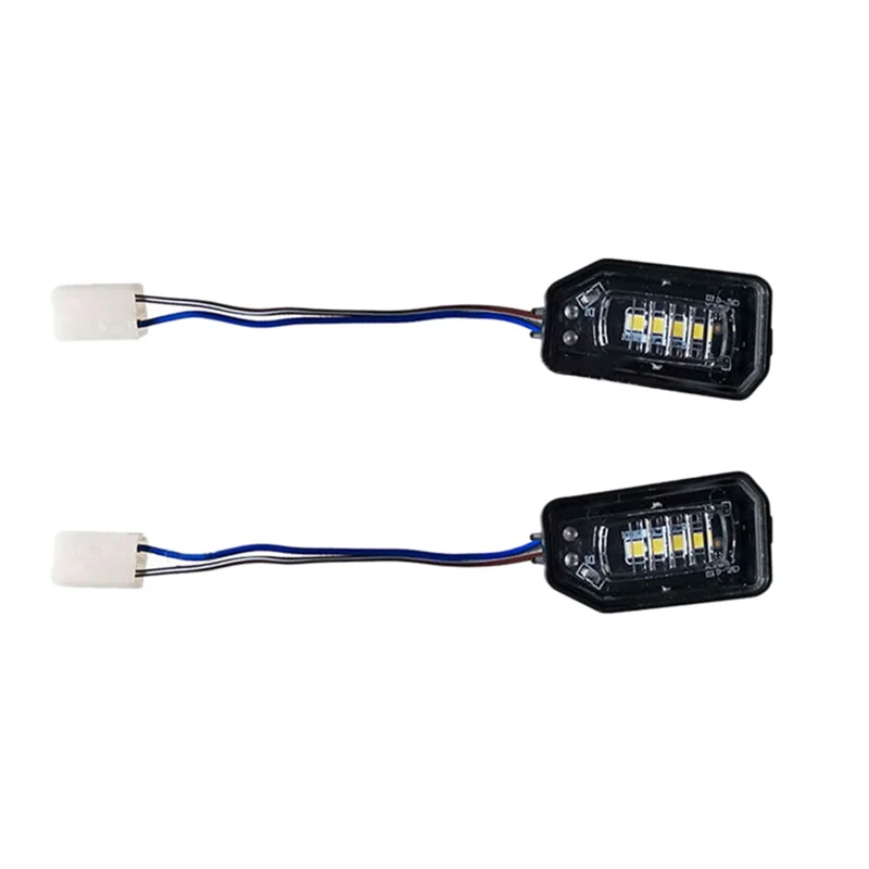 Luz LED para espejo retrovisor, luz de cortesía para Benz W205, W213, W222, GLB 2014-2020, sin cámara, A0999064302, A0999064402