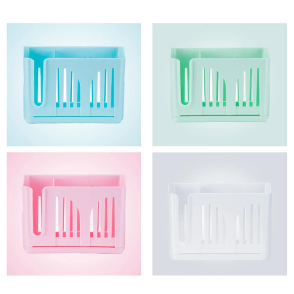 

Cutlery Organizer Chopstick Holder Draining Tableware Multifunctional Storage Household Wall-mounted Chopsticks Pink Utensil