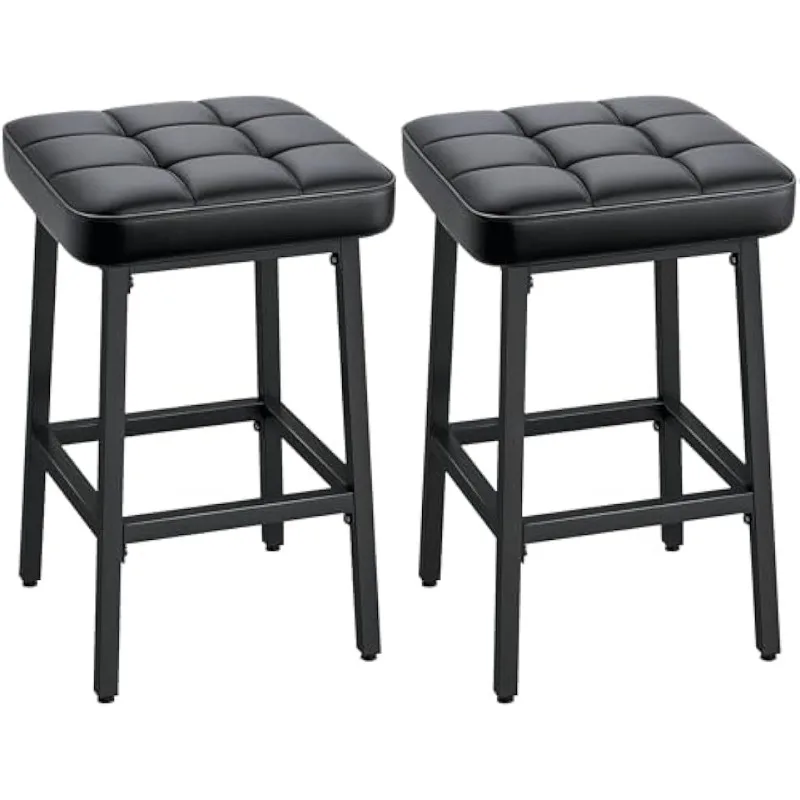 Modern Counter Height Bar Stools Set of 2, 24