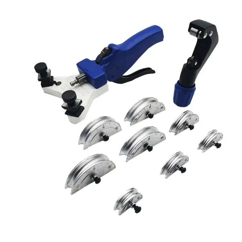 Hand‑Operated Pipe Bender Tool Set Manual Bending Machine For Copper Aluminum Tubing Air Conditioner DIY Plumbing Repair