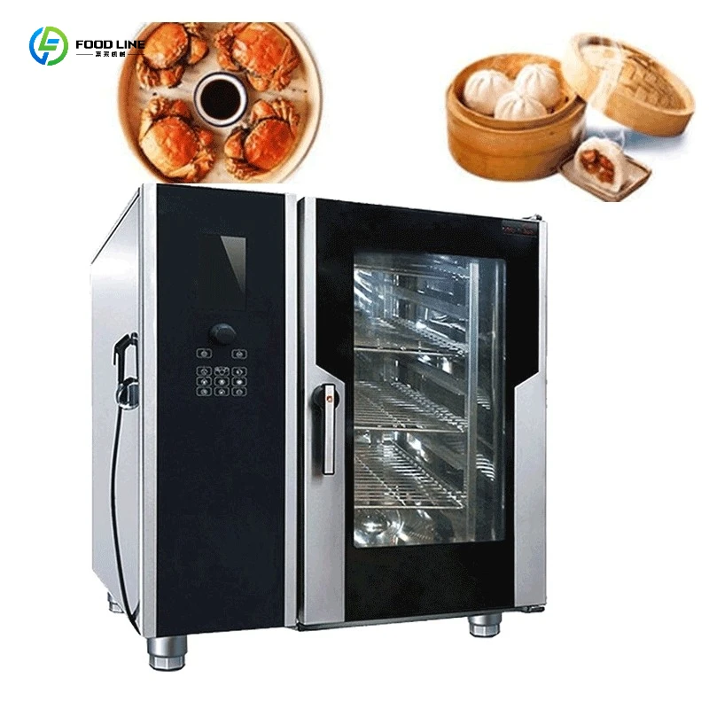 فرن بخار من الفولاذ المقاوم للصدأ ذو كفاءة عالية وسعة كبيرة