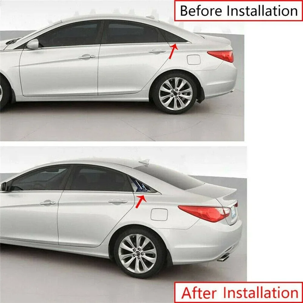 For Hyundai Sonata 2011-2014 Louver Shutter Cover Exterior Door Panel ABS Plastic Replacement Practical To Use