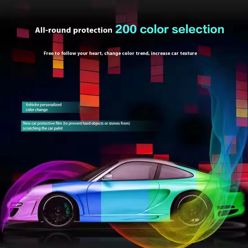 Fabriek hete verkopende krasbestendige zelfherstellende hoogwaardige autolak beschermfolie hydrofobe TPU-film