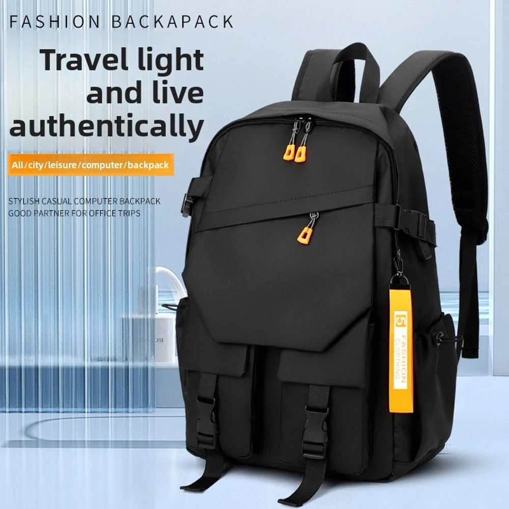 

Large-capacity Backpack, Casual And Trendy Laptop Bag, Travel Backpack For Junior And Senior High School Students