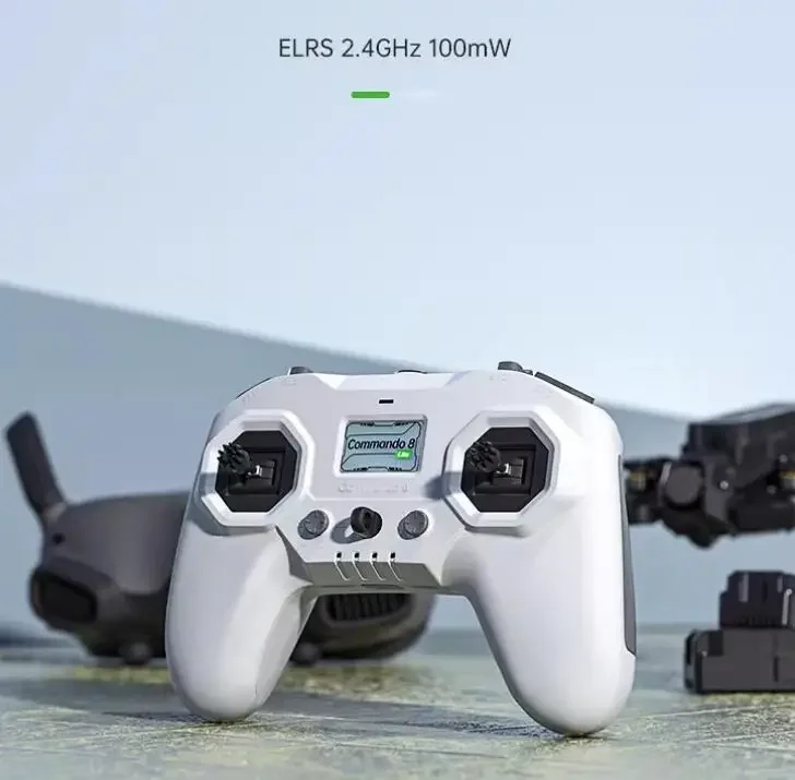 

iFlight Commando 8 Lite Radio Transmitter system ELRS RF 0.1W / 2.4G ELRS 100mW remote control for FPV TBS Tango /PRO