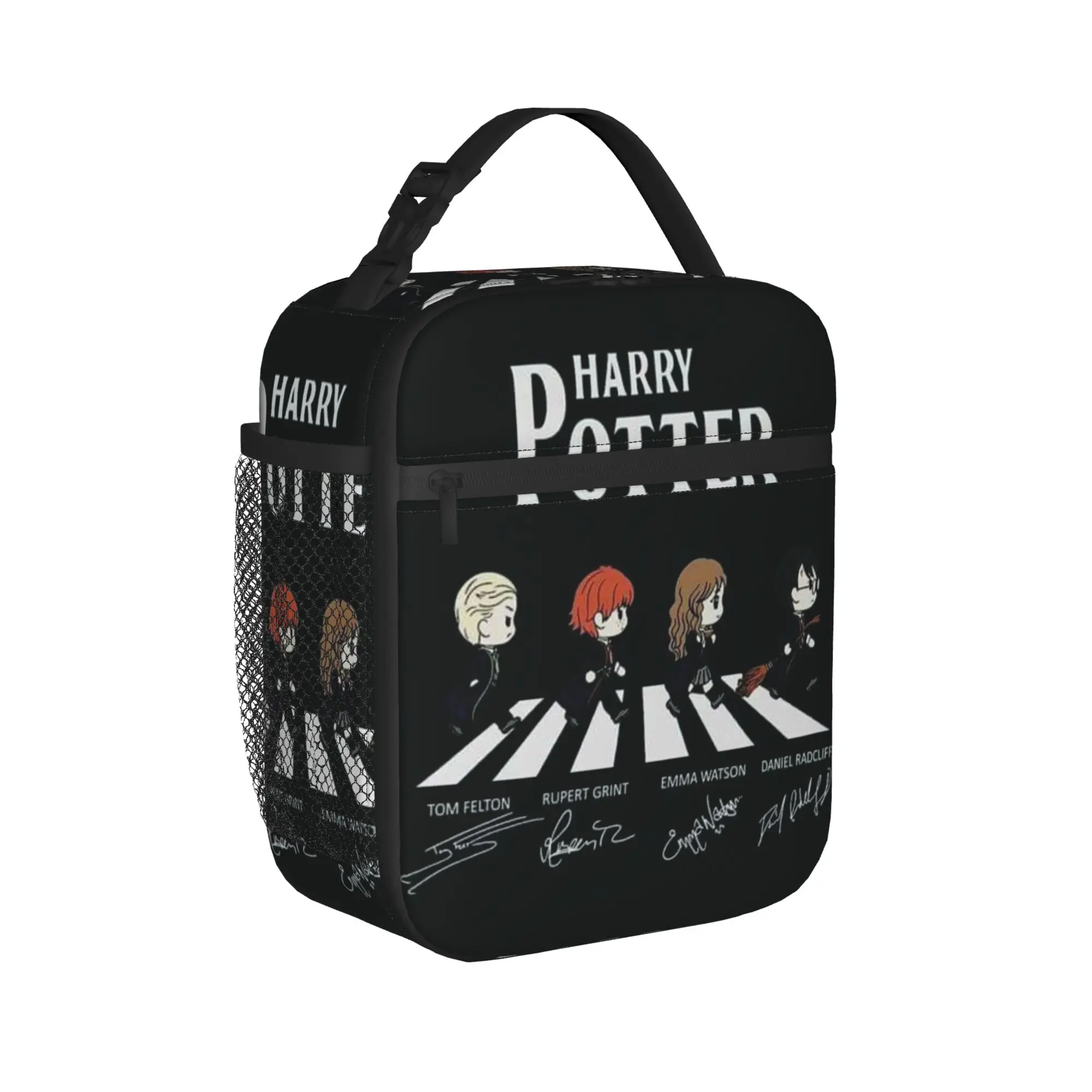 Insulated Lunch Bag H-HP-P Harrys potters magic Product Lunch Food Box Y2K Thermal Cooler Lunch Box For School