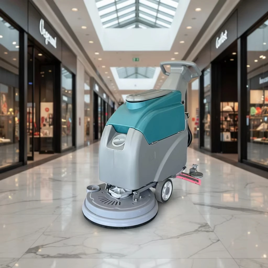 

Electric New Walk-Behind High Quality Industrial Commercial Road Cleaning Floor Scrubber Dryer Machine 900W 220V/110V