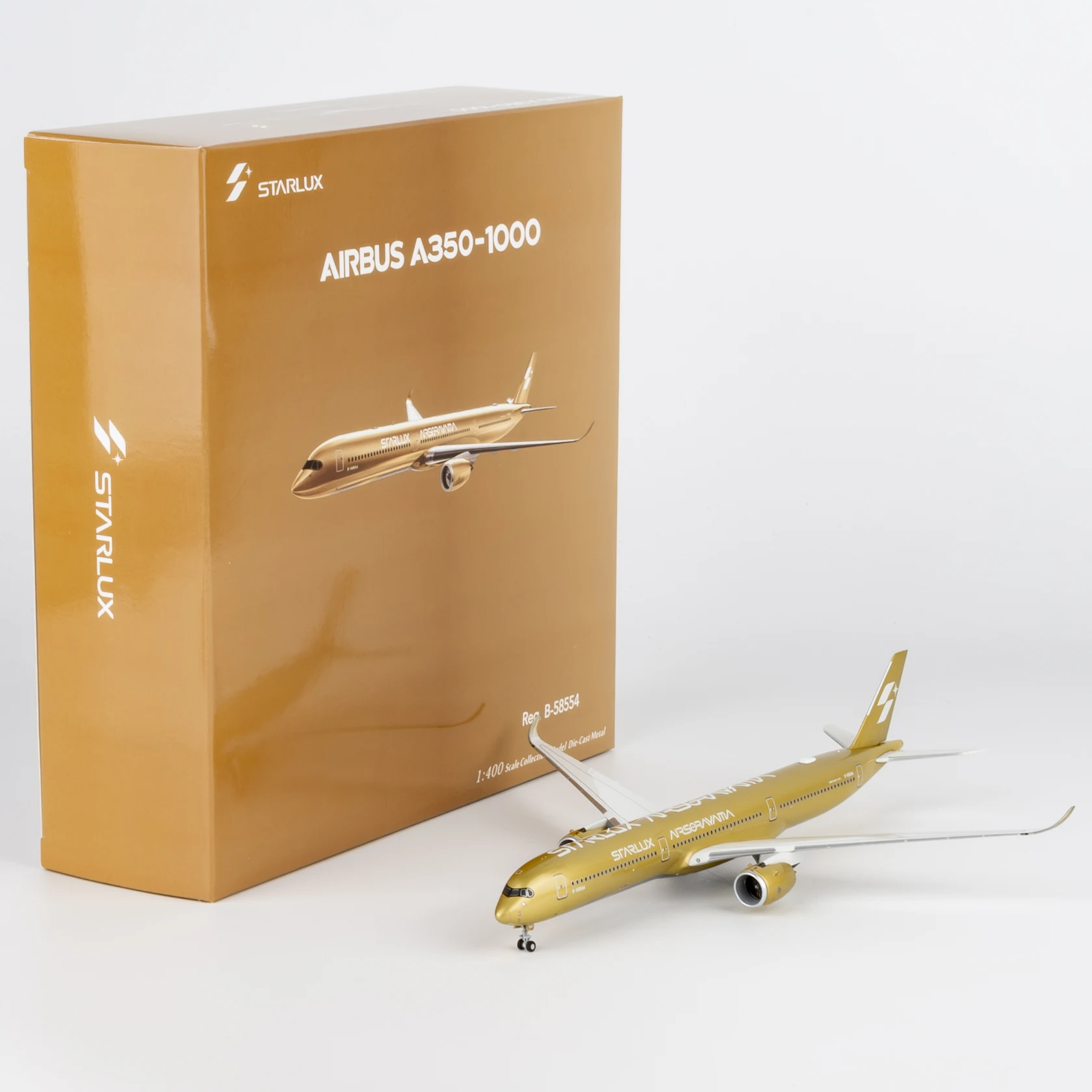57048 Alloy Collectible Plane Gift NG Models 1:400 Starlux Airlines Airbus A350-1000 Diecast Aircraft Jet Model B-58554