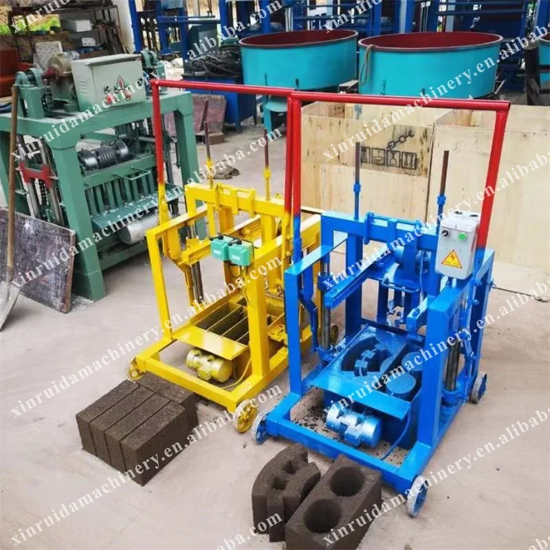 Easy To Operate Manual Brick Making Machine Cement Hollow Block Making Machine Concrete Block Making Machine