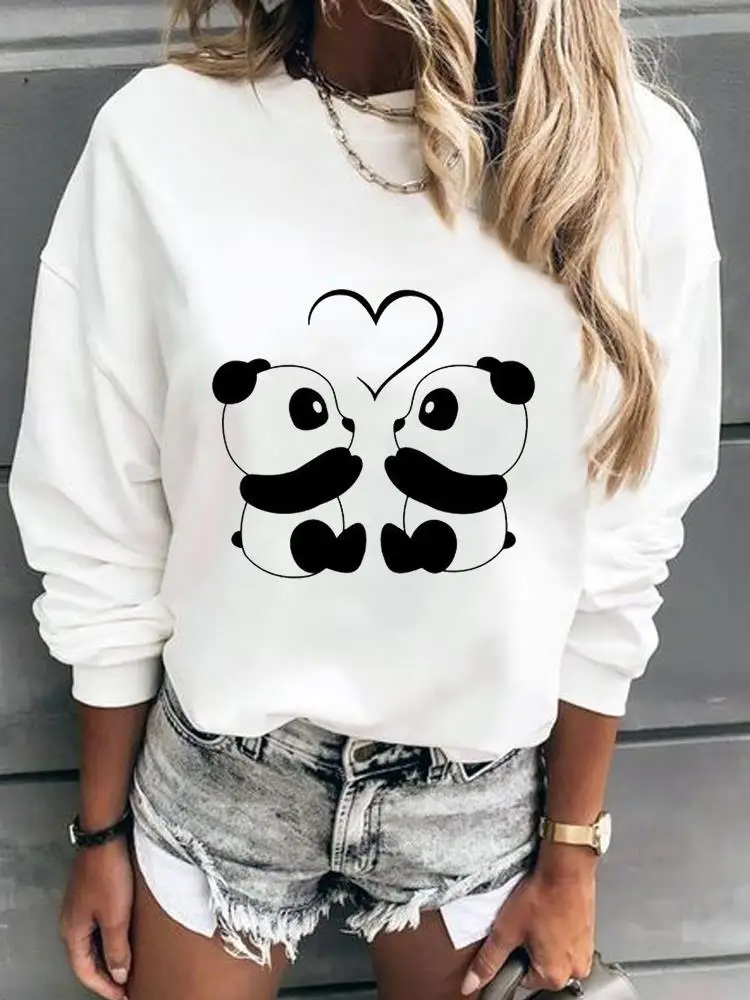 

Elephant Sweet Lovely Cute Sweatshirts Printing Graphic Autumn Spring Fall Pullovers For Women Top Female Casual Clothing