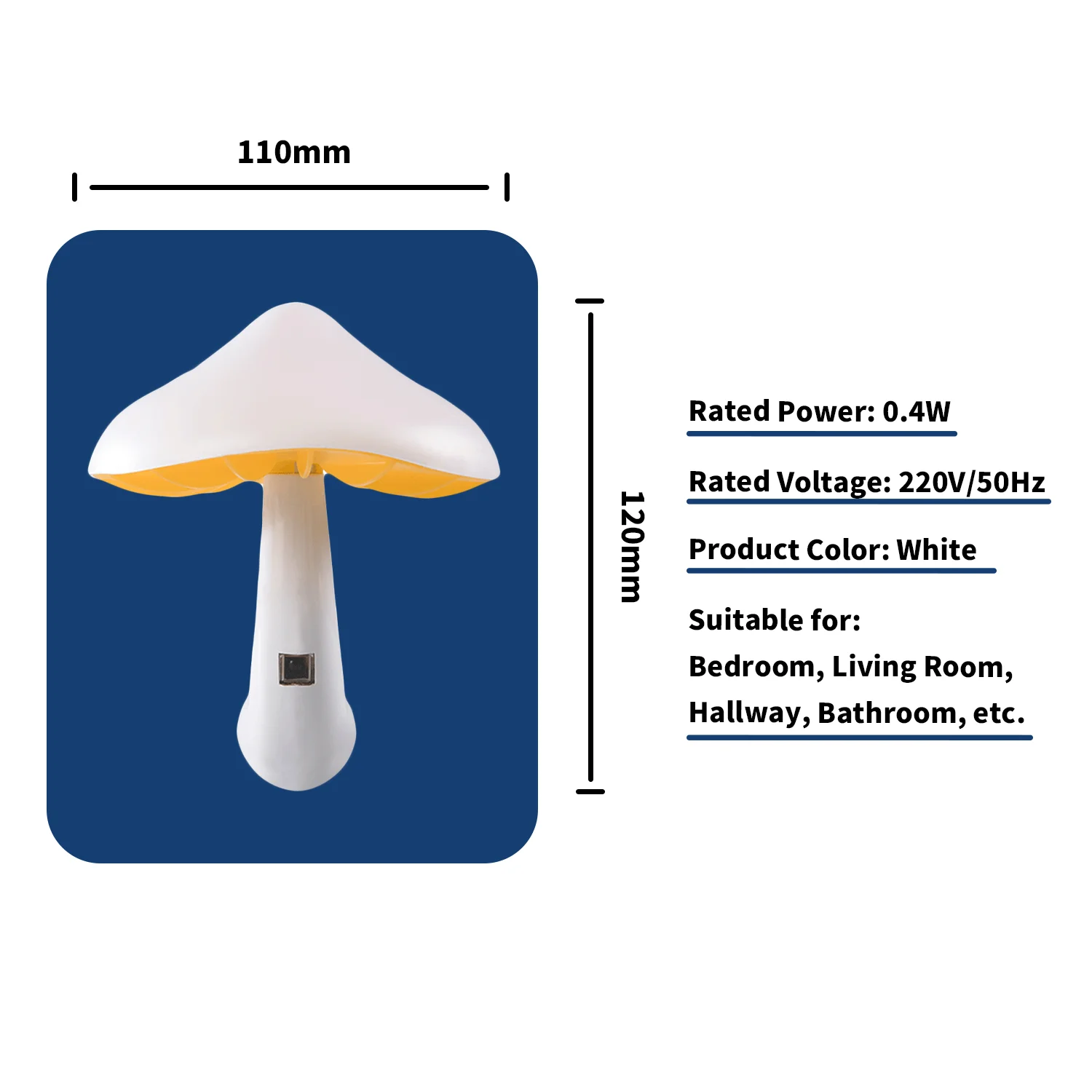 أضواء ليلية LED على شكل فطر مع مستشعر تلقائي عن بعد، ديكور غرفة النوم، مصابيح الحائط، مستشعر التحكم في الضوء، ضوء غرفة النوم #4