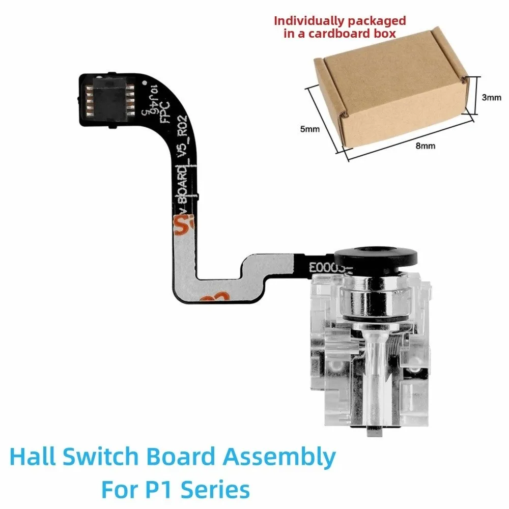 Hall Effect Detection Filament Runout Sensor Board Extruder Feed Detection Base for Bambu Lab A1/A1 Mini/X1/P1 Series/X2D/P2S