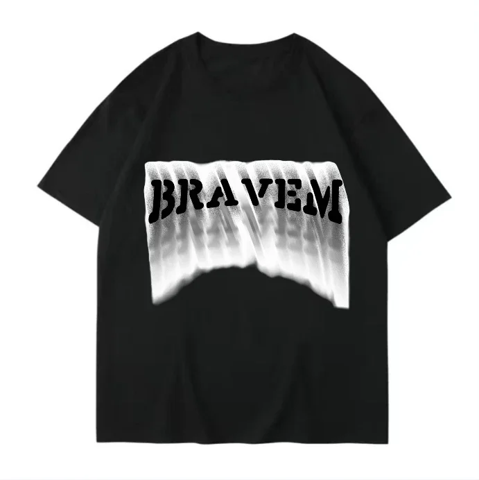 

2025 English Letter Pattern Printing Trend Fashion T-shirt Men's Loose Ins Harajuku Short-sleeved K2y Couple Cycling Suit