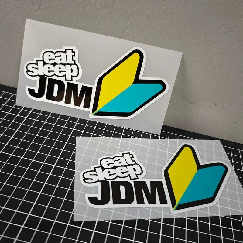 JDM Style New Driver Vinyl Decal Japanese Design Waterproof Sticker For Car And Electric Motorcycle Body Decor