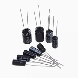 50pcs Aluminum Electrolytic Capacitor 16V 25V 35V 50V 10UF 22UF 33UF 47UF 100UF 220UF