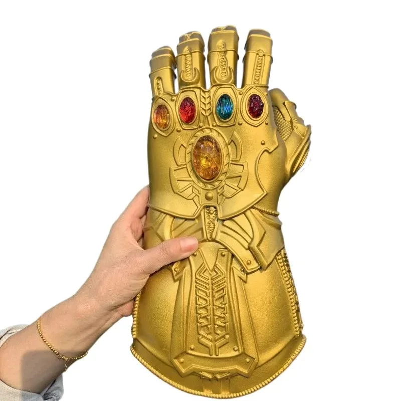 

34,5 см реквизит для косплея периферийные устройства для фильмов супергерой бесконечная война светодиодные легкие перчатки реквизит для ролевых игр реквизит для выступлений на сцене