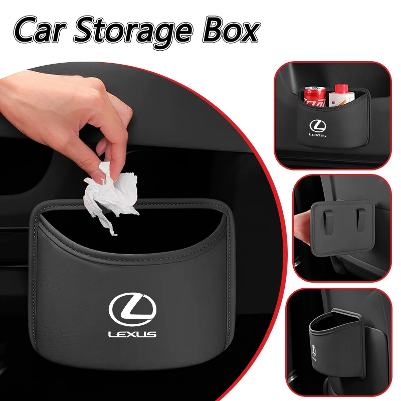 

Кожаный подвесной мусорный бак для дверей автомобиля для Lexus GX460 Ct200h IS250 ES 220D IS200 Fsport GS GX IS LS LX NX RX UX CT