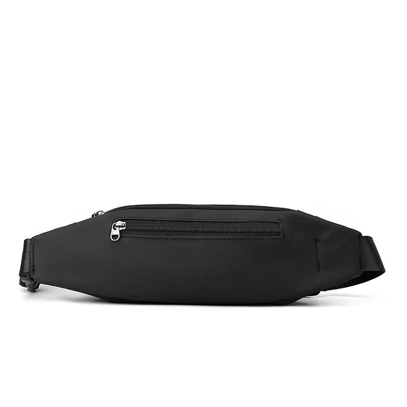 Sac banane en nylon pour homme et femme, sac de taille étanche, sac de téléphone portable de sport, sac de messager de course, portefeuille de caissier d'affaires