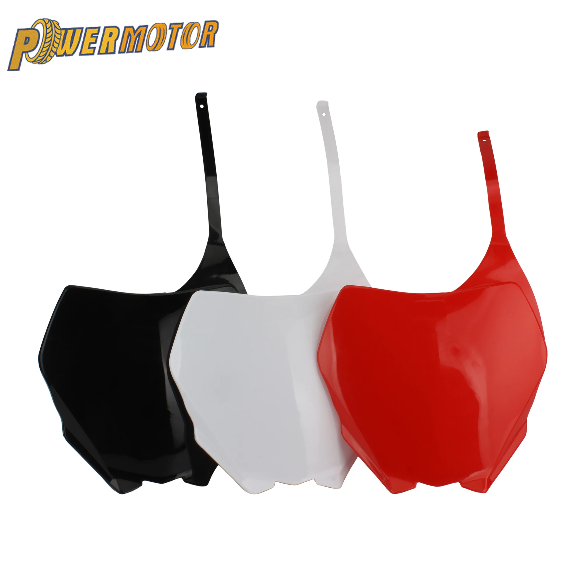 Moto per YZ125 YZ250 carena porta numeri anteriori piastre nome pannello plastica 06-14 accessori Motocross Dirt Pit Bike