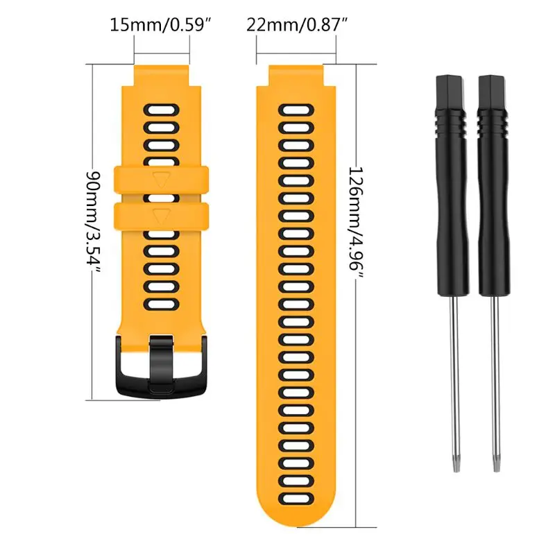 Für Vorläufer 735xt 220 230 235 verstellbares Silikon wasch bar Ersatz riemen weiches Armband Armbänder wasserdicht wasch bar