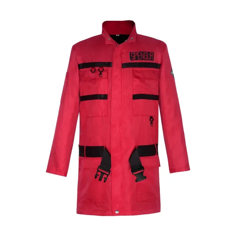 شبح كوسبلاي منتهكي: الإمبراطورية المجمدة 2024 فيلم فيبي سبنغلر معطف أحمر زي حفلة كرنفال الهالوين زي #3