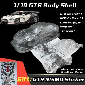 R35, 1/10, R35, transparent, nicht befriedigend, Schild des Körpers des RC, 195 mm breit, Driften, Lampenschwanz für HPI Traxxas Tamiya D5S MST 8 Hauptverkaufs -Chassis -Traxxa - №5