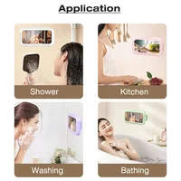 Support de téléphone de douche étanche, Angle de Rotation réglable, support mural télescopique pour salle de bains et cuisine 3