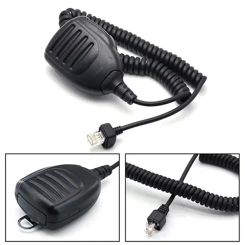 HM152 Microphone For ICOM Mobile Radios Speaker Mic IC-A110 A120 IC-208H 2200H 2300H 2820H F5012 F5122D F6061 D800H 8Pin RJ 45