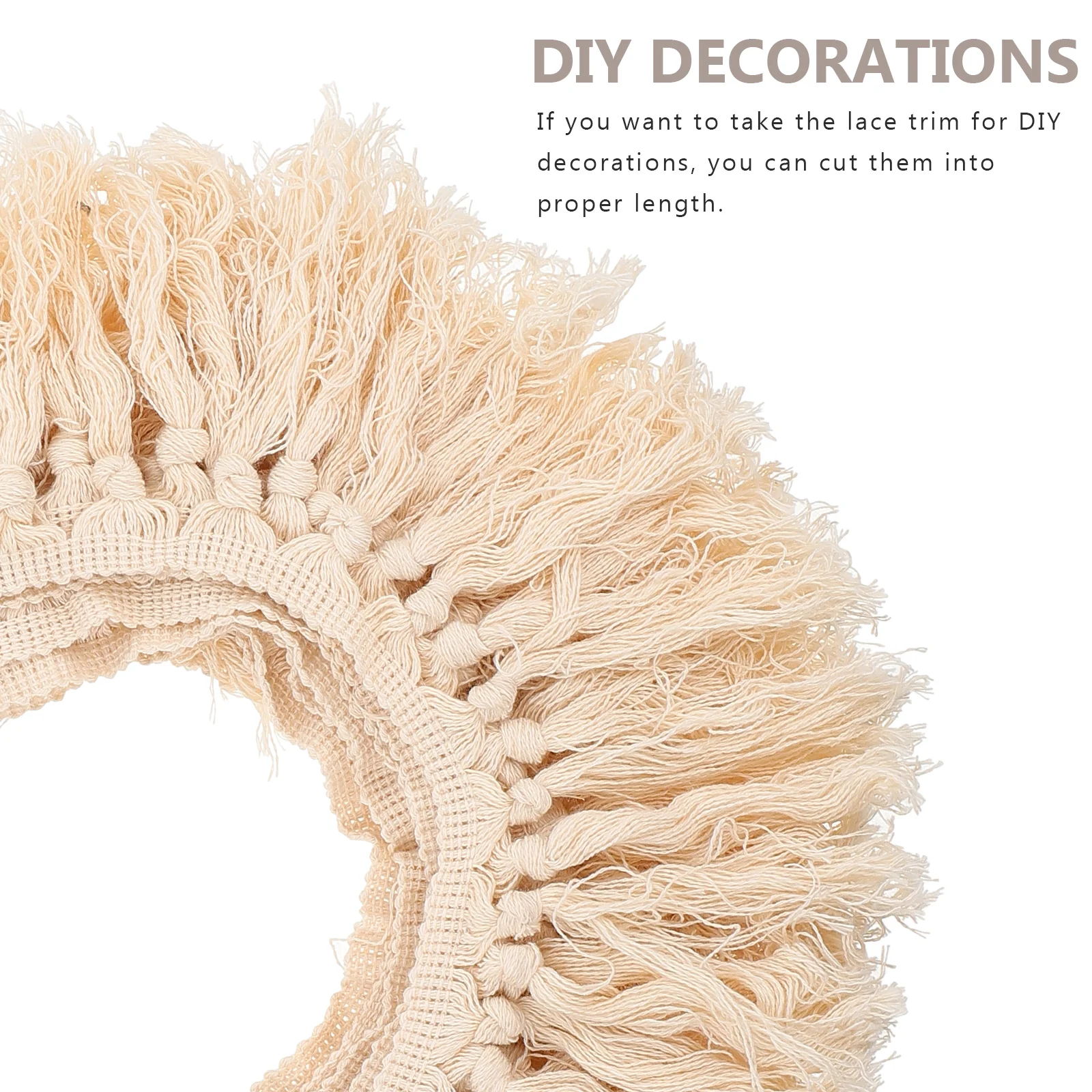 

Tassel Fringe Trim High-Quality Wear-Resistant Decorative Lace for Curtains Clothes DIY Garment Accessories Lace Trim