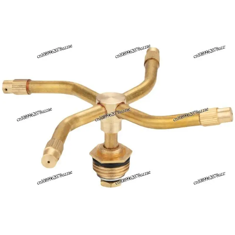 

All-copper Three-pronged Four-pronged Nozzle 360-degree Lawn Automatic Rotating Sprinkler Head