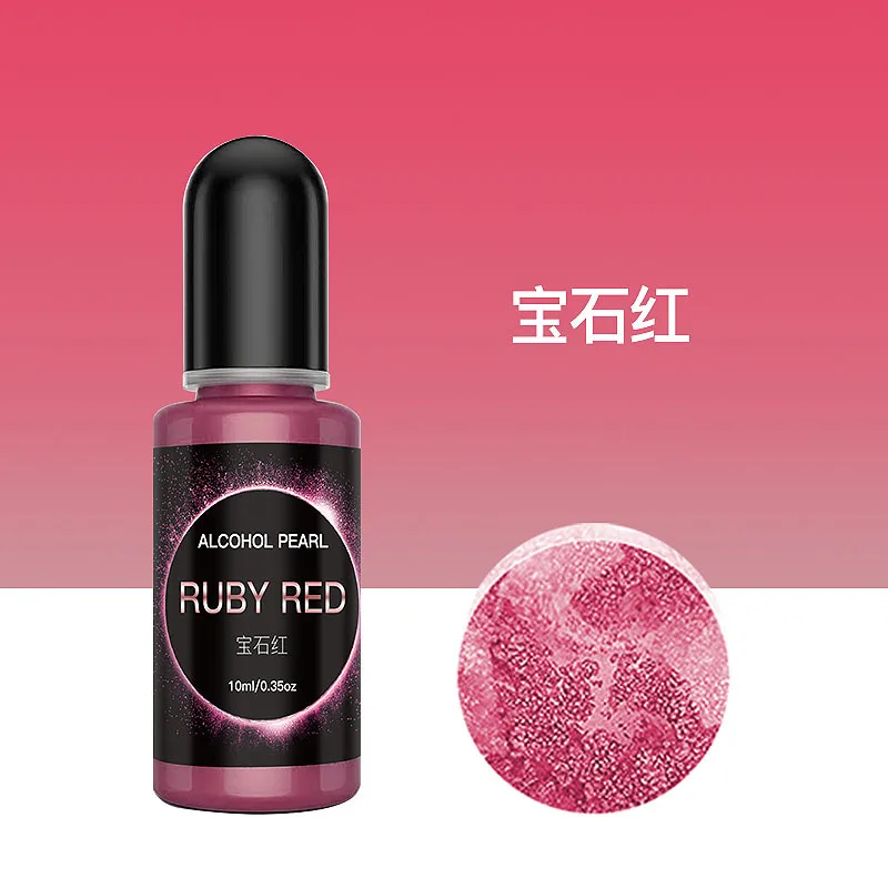 10ml Metallic Candle Color Epoxy Resin Pigment for Crafts Liquid Colorant Dye Ink Diffusion Resin Jewelry Making for resin