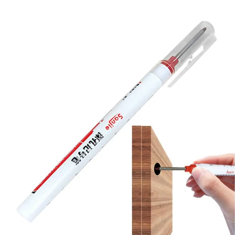 

Oil-Based Marker Pen Waterproof Wood Glass Pen Colorfast Markers Marking Supplies For Metal Industry Electric Drilling Carpentry