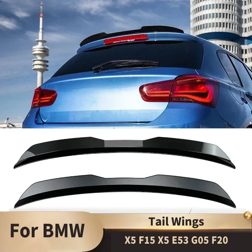 Rear Roof Lip Spoiler Tail Fin for BMW X5 F15 X5 E53 G05 F20 Hatchback Universal Car Tail Wing Lip Spoiler Car Accessories