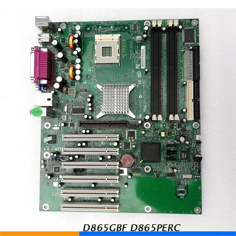 Industrial Control Board Motherboard For Intel D865GBF D865PERC E210882 865G  6*PCI Integrated Graphics Sound Card