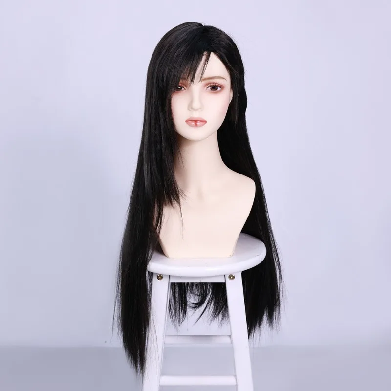 زي تنكري من Game Tifa Lockhart، قميص أبيض، تنورة سوداء JK، مجموعة كاملة من الملابس الرياضية، زي لعب الأدوار للنساء والفتيات