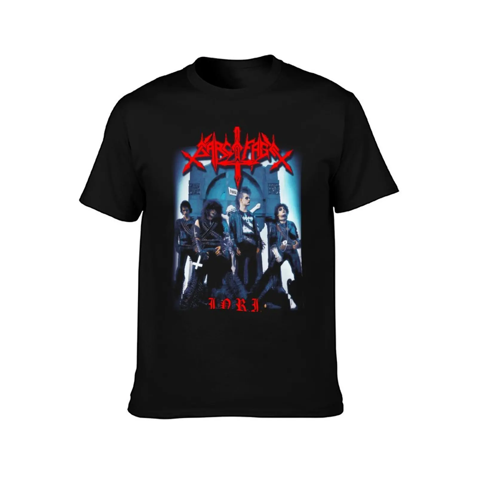 INRI by Sarcofago - Classic Old School Brazilian Black Metal T-Shirt Work Wear Breathable Tee