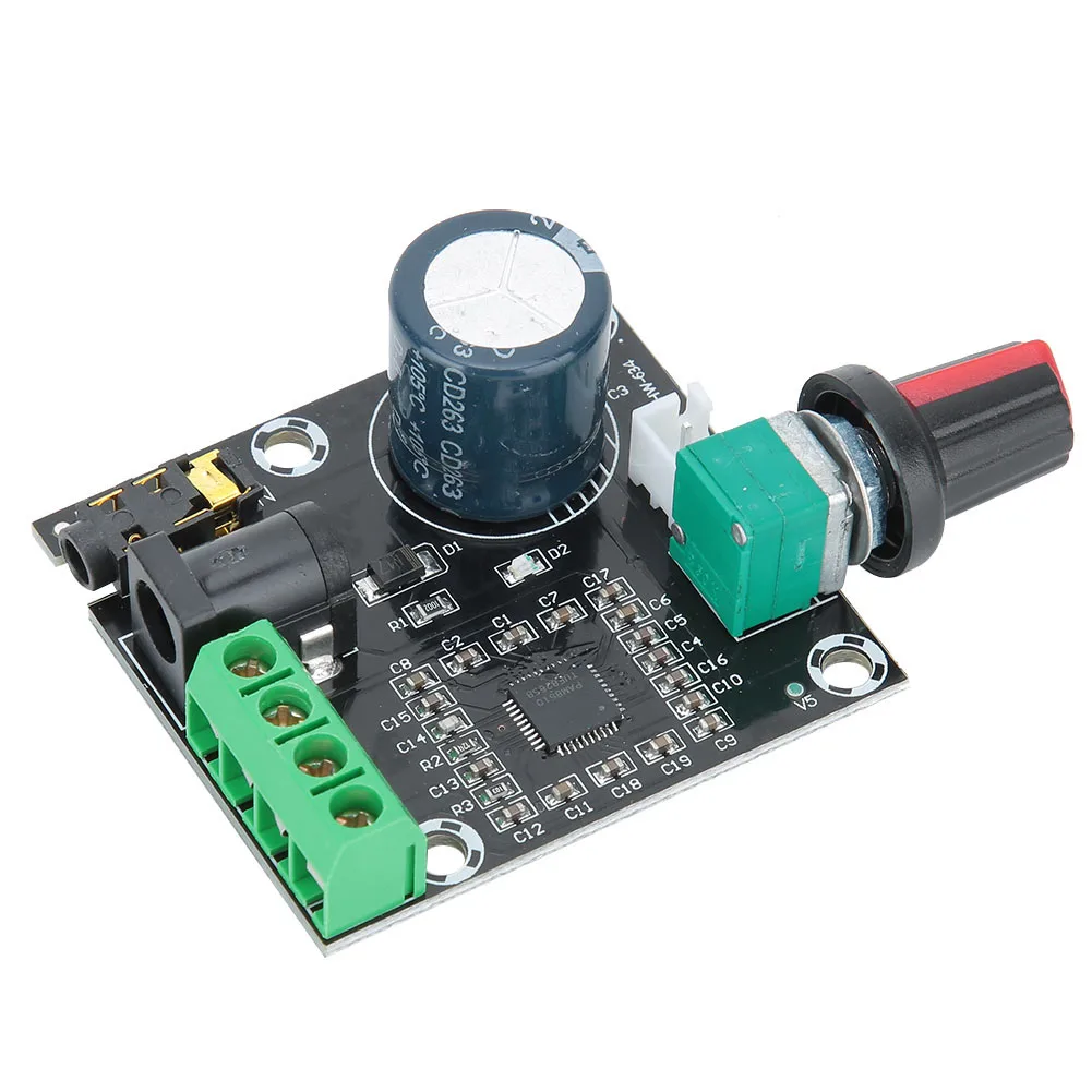 Audio Amplifier Module PAM8610 Class D Digital Audio Amplifier Board 15W+15W Dual Channel  12V PAM8610 Stereo Amplifier Board