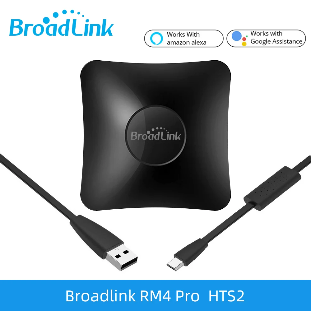 2025 BroadLink RM4 Pro Universal IR Remote Control Controller Smart WiFi RF Switch HTS2 Sensor Works Alexa Google Home Assistant