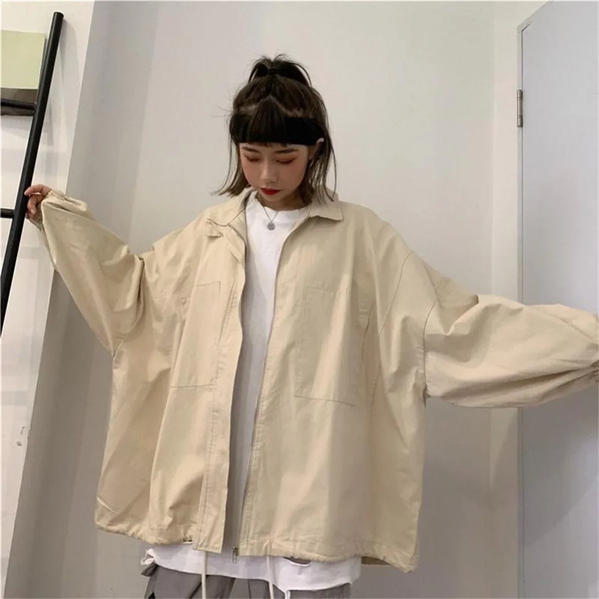 Women's Loose Fit Lightweight Summer Shirt UV Protection Simple Style Versatile Plus Size Casual Fashion Polyester Fiber