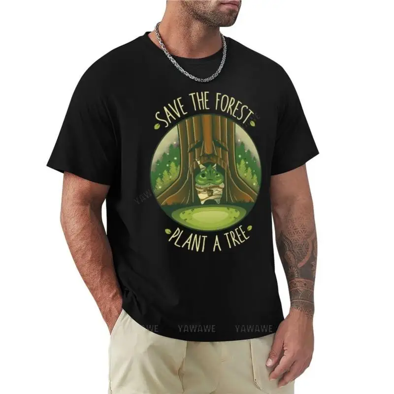 

man t-shirt o-neck t shirts Save the Forest - Plant a Tree T-Shirt shirts graphic tees Short sleeve tee t shirt for men