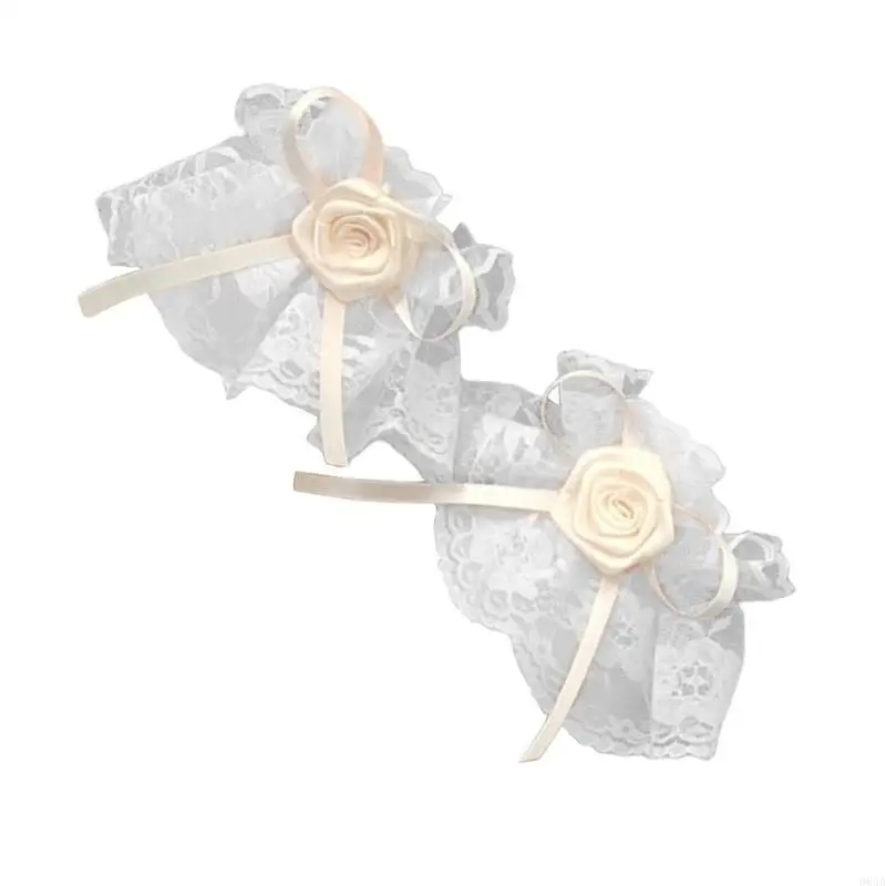 Phụ nữ giả tay tay áo ren cổ tay còng hoa hồng ren còng trang trí công phu 964a